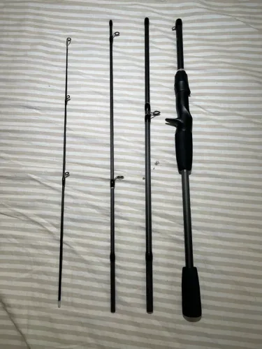 Vara de pesca carretilha phishger 13lbs 4 partes 1,80m