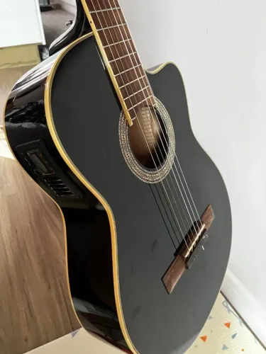 Violão elétrico hofma + capa