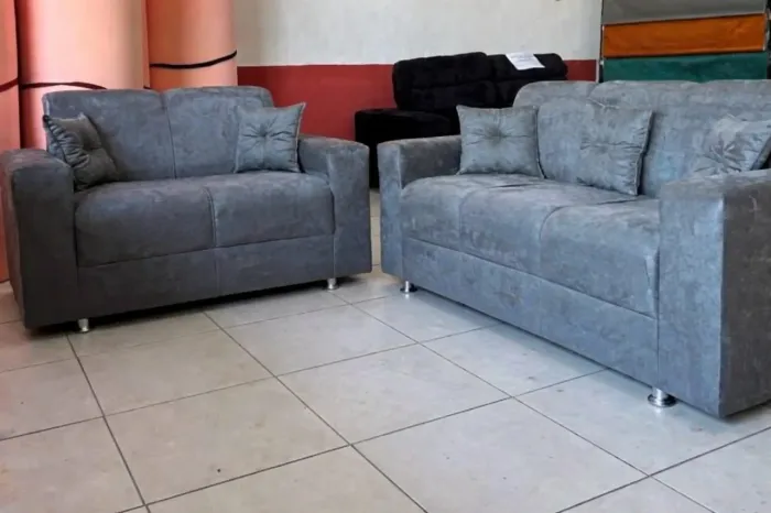 Conjunto de sofá 2 e 3 lugares