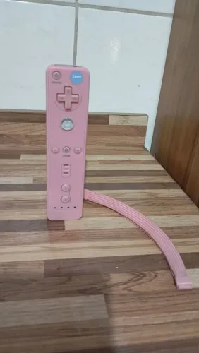 Controle Nintendo Wii motion plus rosa paralelo funcionando sa