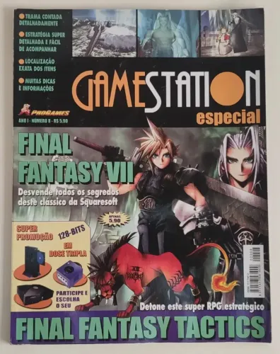 Revista Gamestation Especial Final Fantasy 7