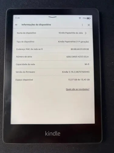 Kindle paperwhite 11 gen