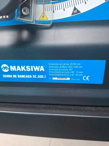 Vende-se Serra de Bancada Makisiwa 110 volts só ligar *ts