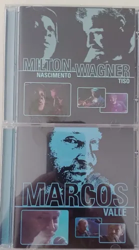 2 CDs. Raros Milton Nascimento/Wagner Tudo e Marcos Valle
