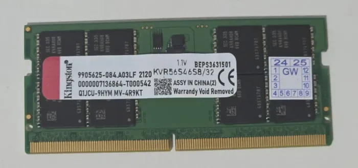 MEMORIA DDR5 32GB 5600MHz NOTEBOOK