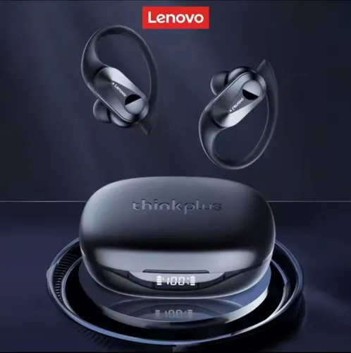 (OFERTA) Fone Lenovo ThinkPlus LP75 Bluetooth 5.3 Som Potente Graves Reais Bateria Até 30h