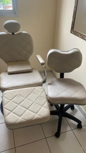 Cadeira Reclinável Maquiagem Sobrancelhas