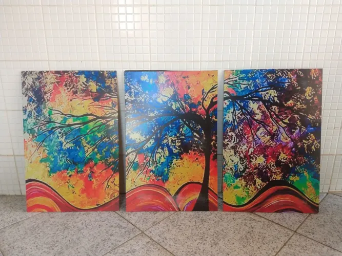 Quadros alto colantes usado altura 61 e largura 40