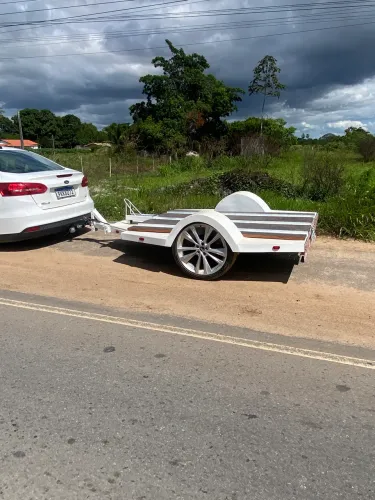 Carretinha reboque de moto