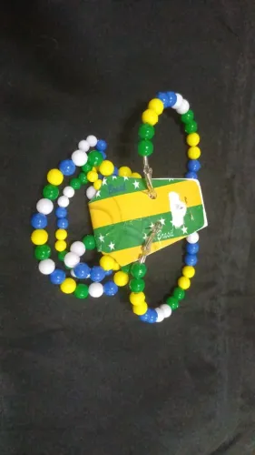 Acessórios da Copa nas Cores do Brasil - Brincos, Pulseiras e Peças Artesanais