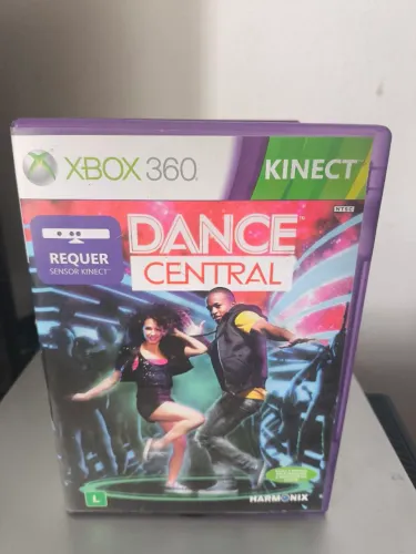 Jogo para Xbox 360 original usado com leves marcas de uso dance central