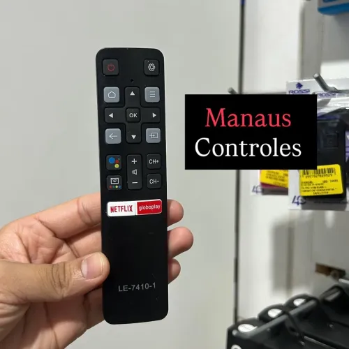 Controle remoto Tv TCL Android 4K - Entregamos c Taxa 