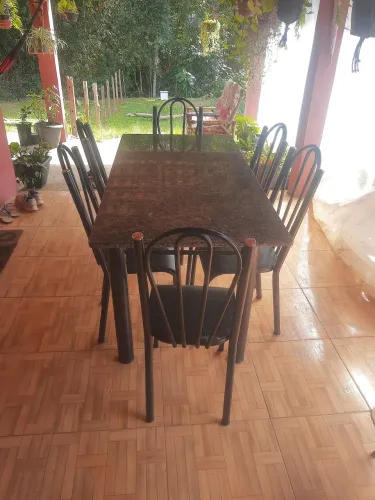 Mesa jantar de pedra mármore