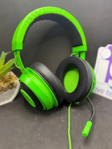 FONE GAMER RAZER GREEN SEMINOVO 3 MESES DE GARANTIA