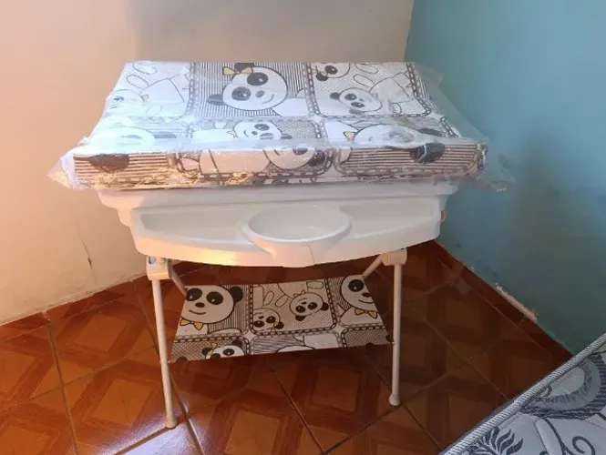 Banheira Galzerano com trocador panda