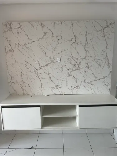 Painel para tv com rack até 50 polegadas