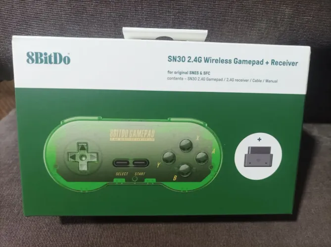 Controle 8BitDo SN30 ( CONTROLE SEM FIO SUPER NINTENDO ) Lacrado