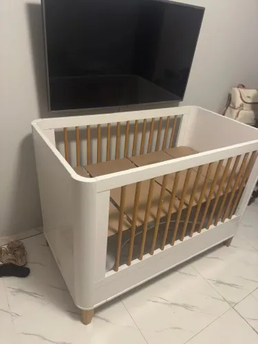 Berço Mini Cama 2 em 1 Boom Slim Reller - Lindo, Moderno e em Ótimo Estado!
