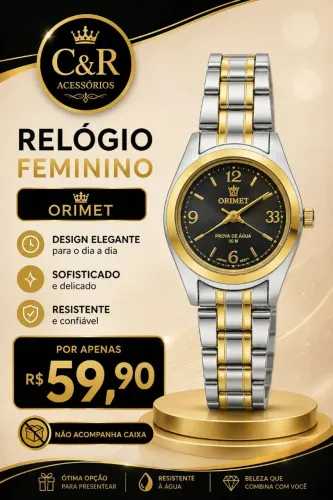 Relógio feminino Orimet 