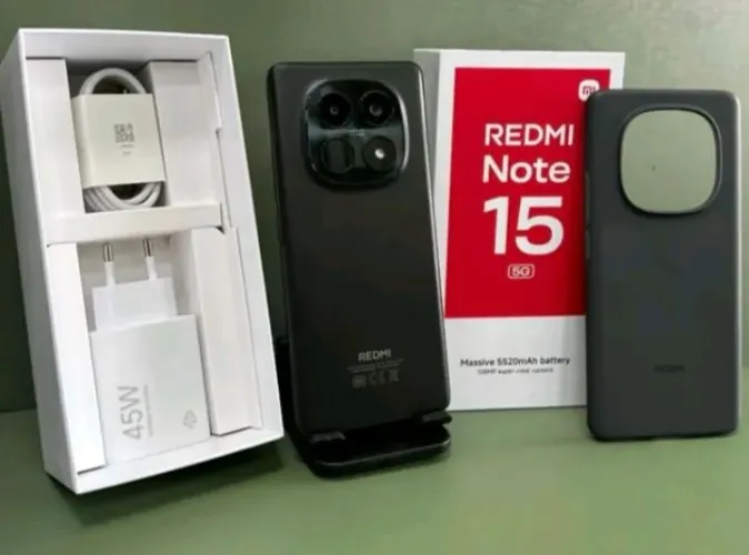 XIAOMI REDMI NOTE 15 (5G) NFC - 256/8RAM (NOVO LACRADO)