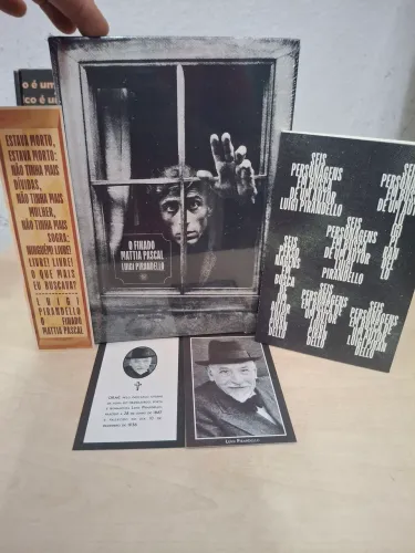 O Finado Mattia Pascal Luigi Pirandello Kit CLC Capa Dura Novo Lacrado
