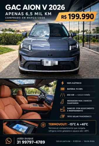 GAC Motors Aion V Elite (elétrico) 2026