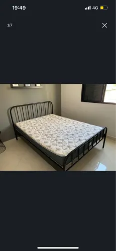 Cama Aramada Preta - Madeira Madeira