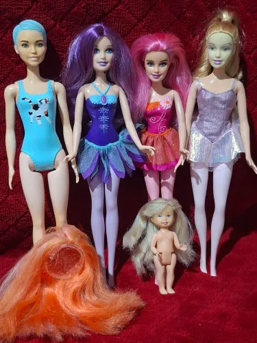 Lote de Barbies para restauro