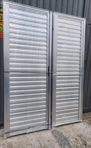PORTA DE ALÚMINIO 2.10X 60CM 70CM 80CM - COMPRA EXCLUSIVA