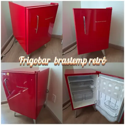 Frigobar Brastemp Retrô Vermelho