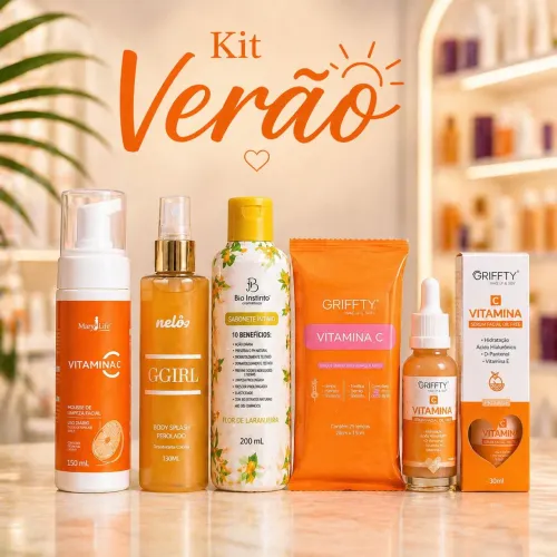 Kit Skin Care completo vitamina C 