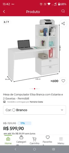 Escrivaninha em bom estado usada