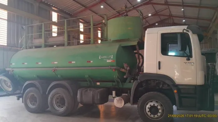 Vw 26280 ano 2015 tanque pipa bombeiro Gascom 15.000 litros