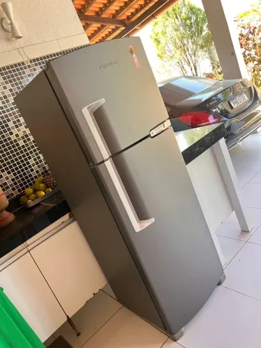 Geladeira Brastemp Frost Free Inox Jateado
