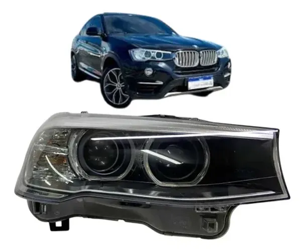 Farol Direito Bmw X3 X4 9pinos 2014 A 2017 Original Direito/passageiro