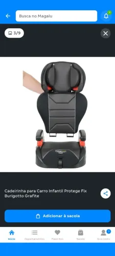 Vendo cadeirinha pra carro serve até 08 anos e depois vira assento pode ser usado até 10.