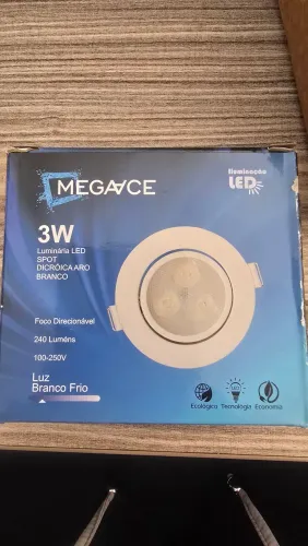 Luminária Led spot 3w branco frio