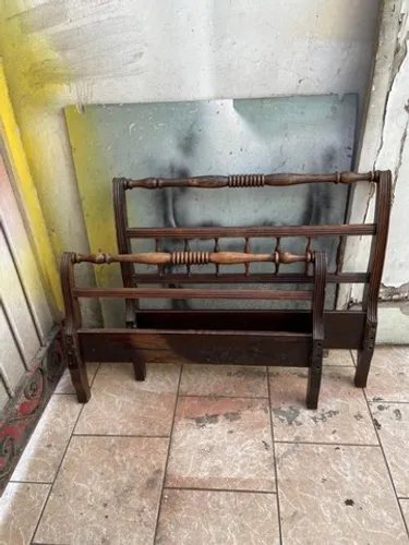 Cama Solteiro Marquesa em Jacarandá