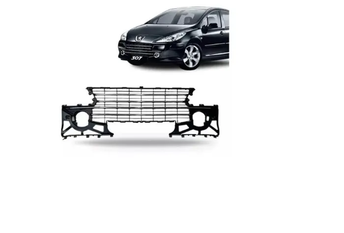 Grade Inferior Parachoque Peugeot 307 2007 a 2011 Cromada 