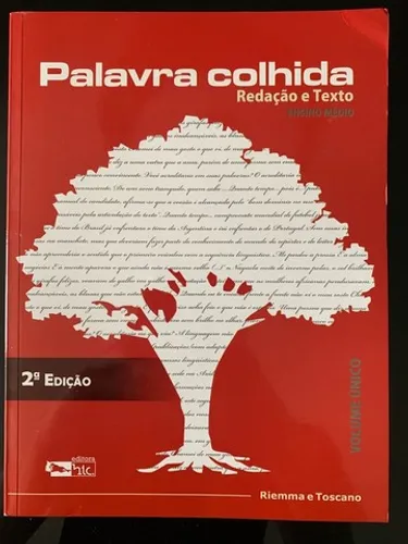 Livro Palavra Colhida - Redação e Texto Ensino médio - Riemma e Toscano