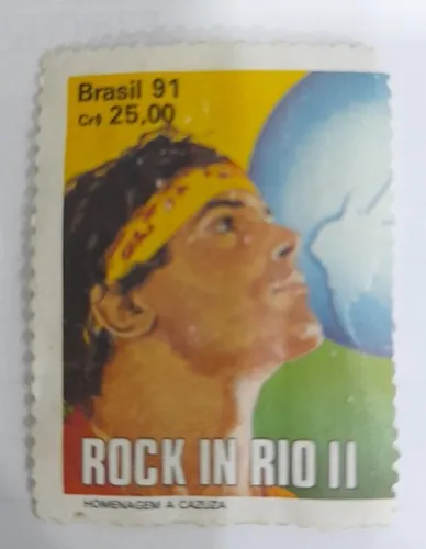 Selo Rock in Rio 2 - Cazuza