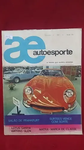 Revistas Autoesporte antigas anos 60 e 70 tenho várias
