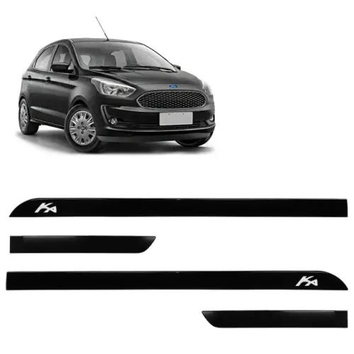 Friso Lateral Ford Ka  - C/ Nome - Preto
