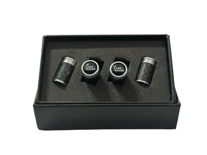 Bico De Válvula Carbono Tampa Pneu Land Rover Range Rover