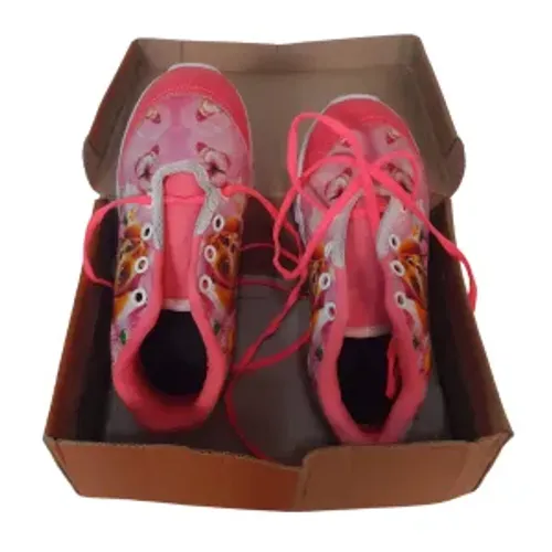 Tênis Infantil Fem ARS Kids Led Skye Patrulha Canina Super Confortável 30 Rosa/Colorido