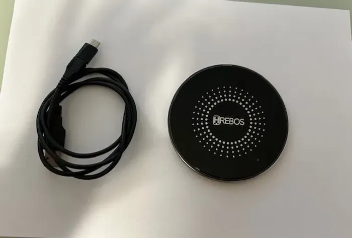 Carregador p/ indução sem fio wireless 15w marca Hrebos Hs-94