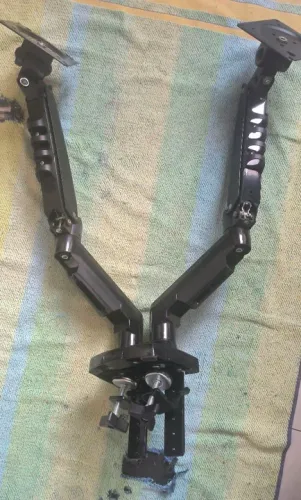 Suporte de monitor DUPLO PISTÃO a gás