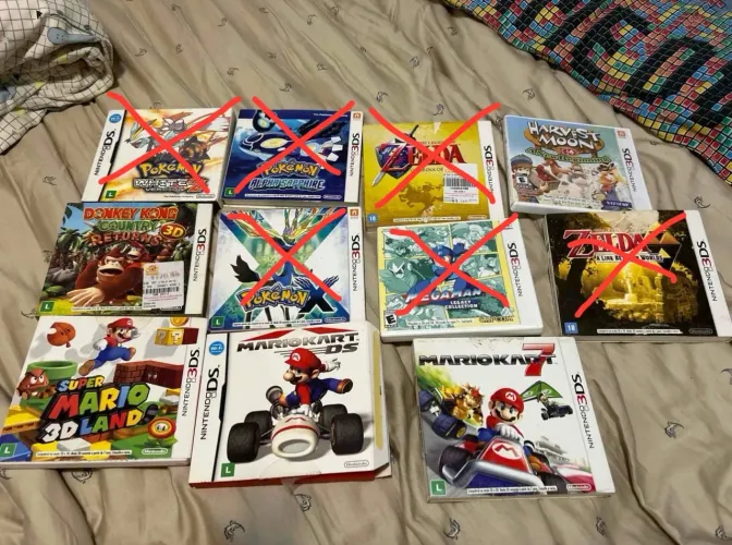 Jogos Nintendo DS e 3DS