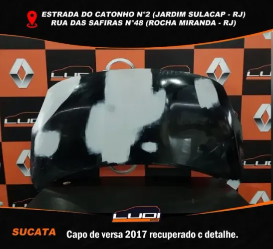 Capô Nissan Versa 2017 Recuperado