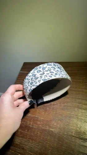 tiara azul animal print